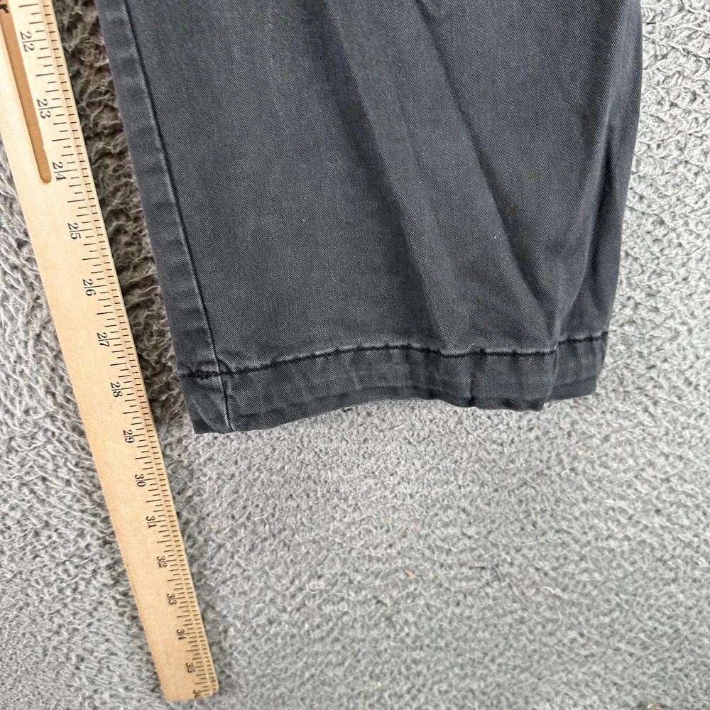 Gap Pant Men's 32x30 Black Cotton Cargo Straight Leg Workwear Utility Stretch - Picture 8 of 10